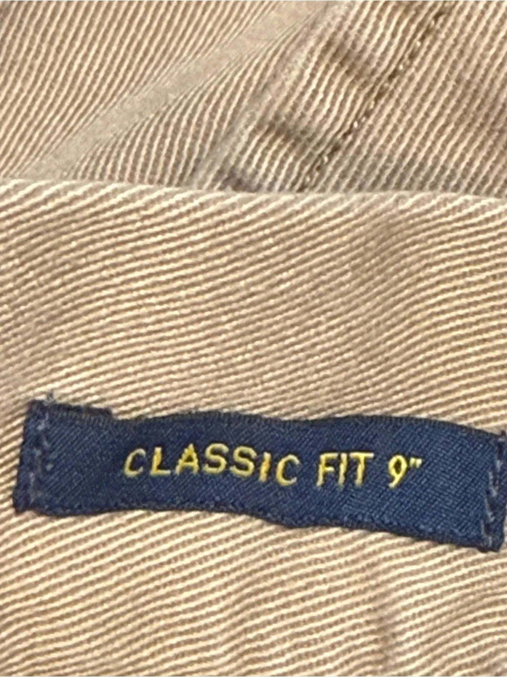 Polo Ralph Lauren Classic Fit 9-Inch Chino Shorts Khaki Size 35